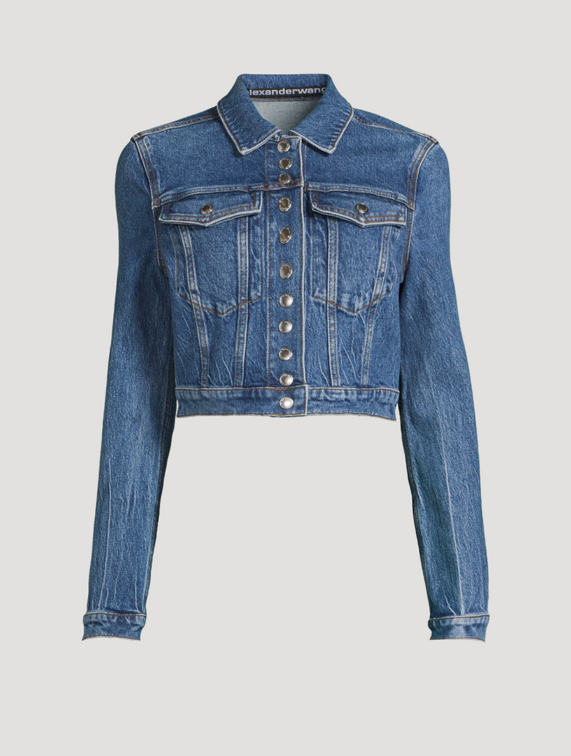 ALEXANDERWANG.T Shrunken Trucker Jacket | Holt Renfrew 