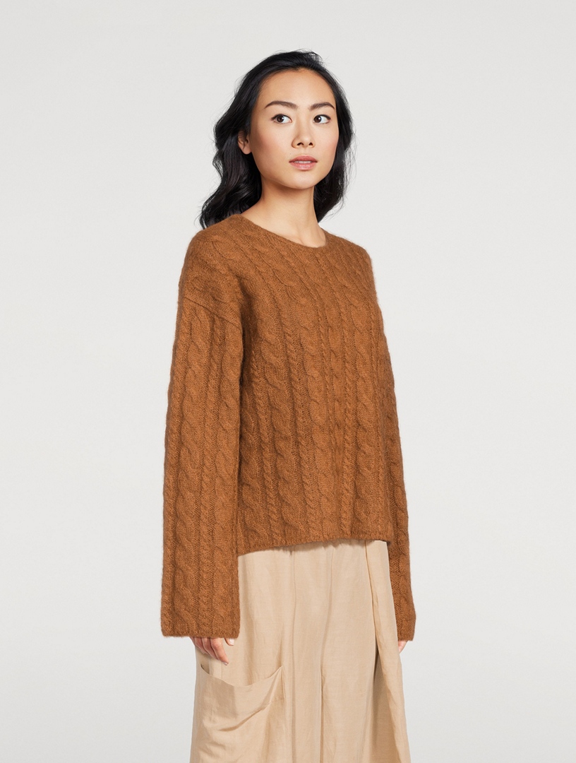 Cierra Cable-Knit Sweater