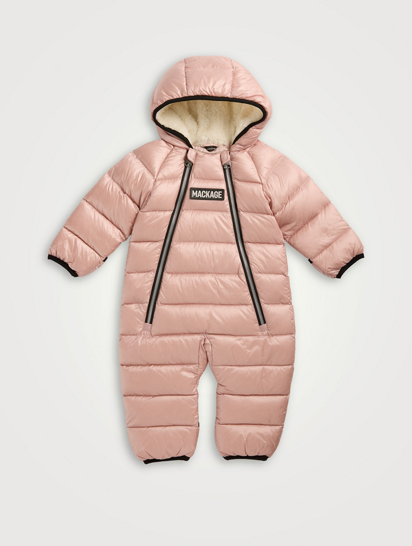 Down snowsuit store