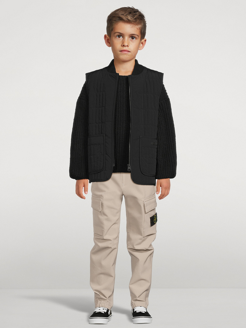 Kori Vertical Quilted Light Down Vest