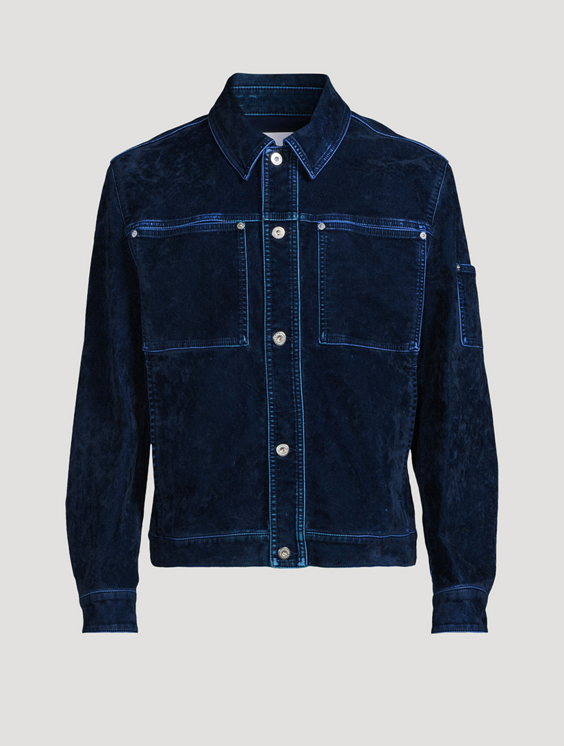 FERRAGAMO Flocked Denim Trucker Jacket | Holt Renfrew