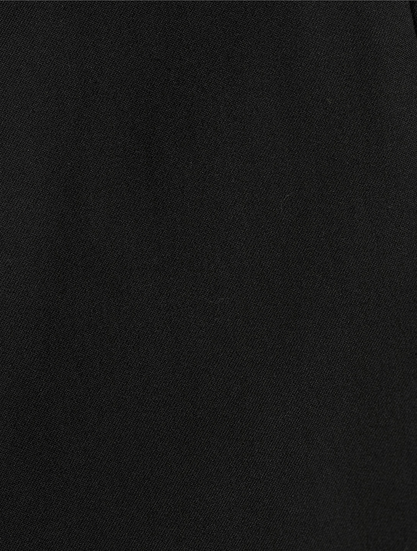 Stretch Twill Kick Flare Trousers