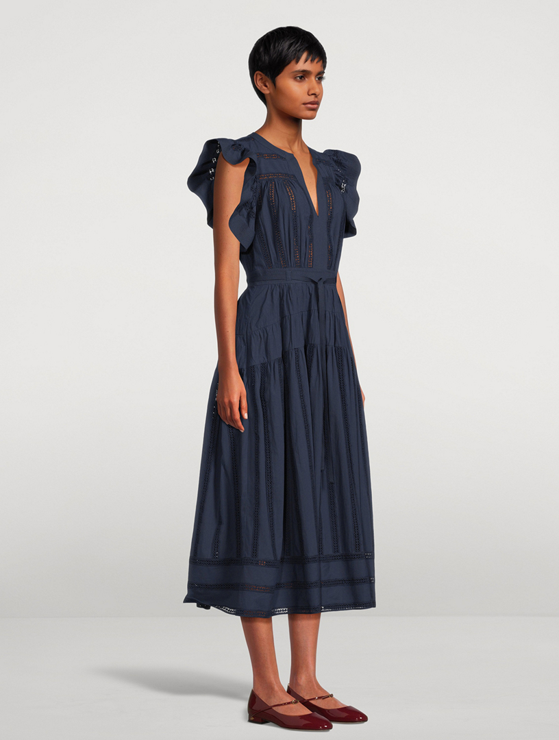 Emery Belted Midi Dress