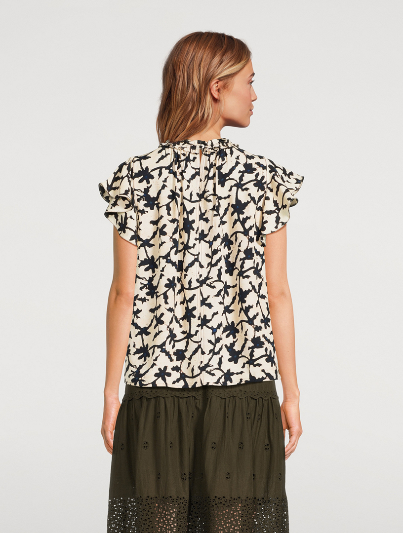 Julia Top Floral Print
