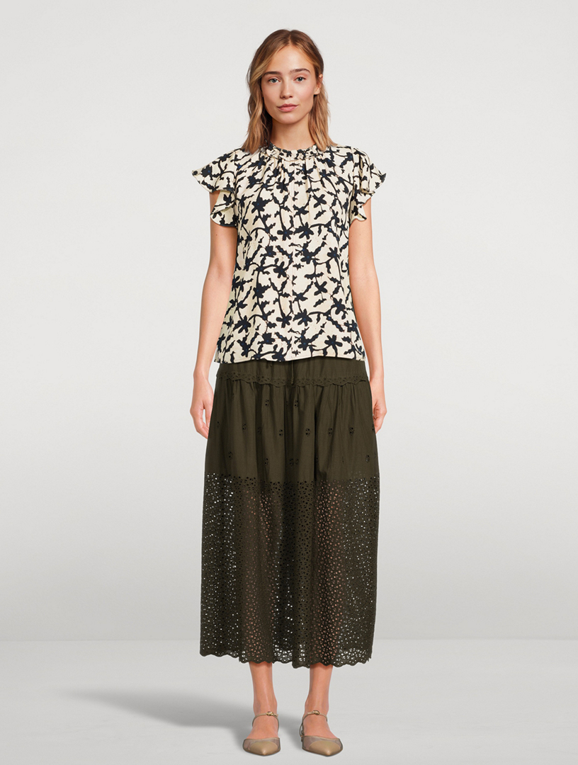 Julia Top Floral Print