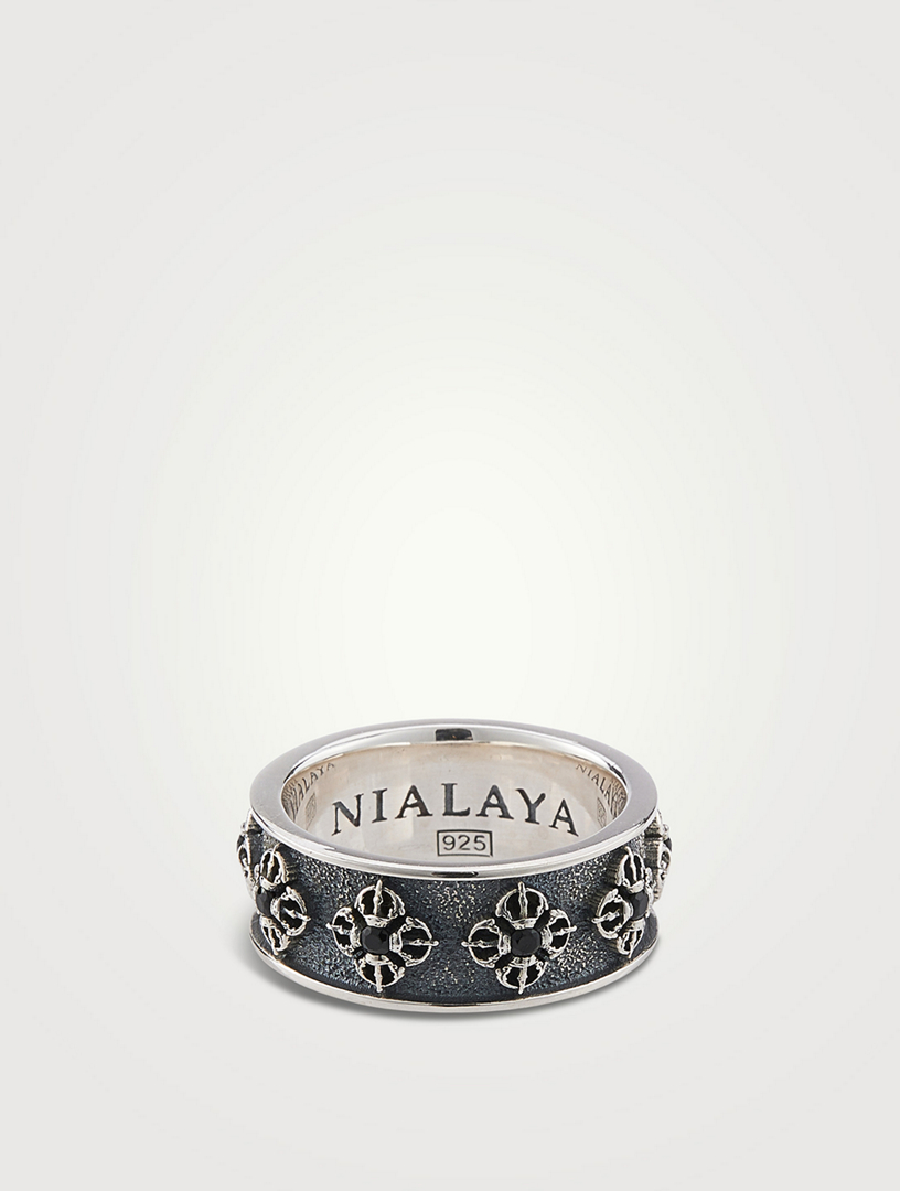Sterling Silver Dorje Ring