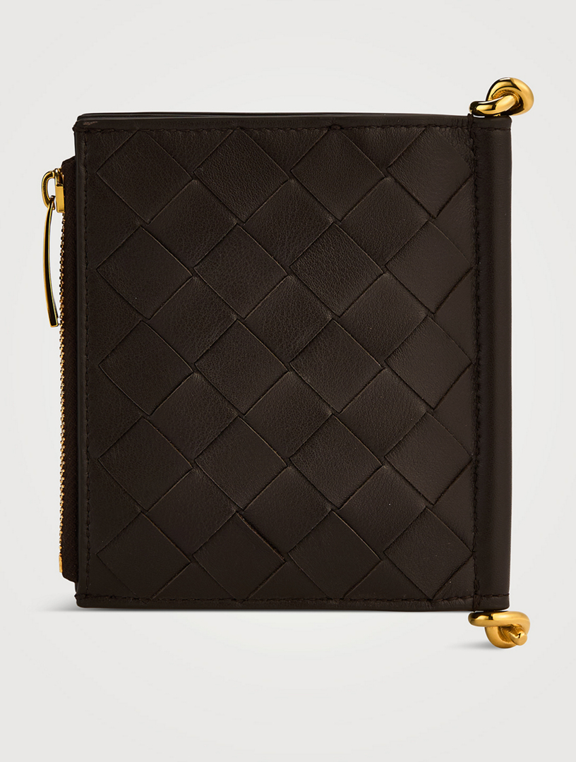 【Bottega Veneta】 Solstice Small フォルダーウォレット スターリング/ゼニス/ダークプラリネタグ スモール 二つ折り