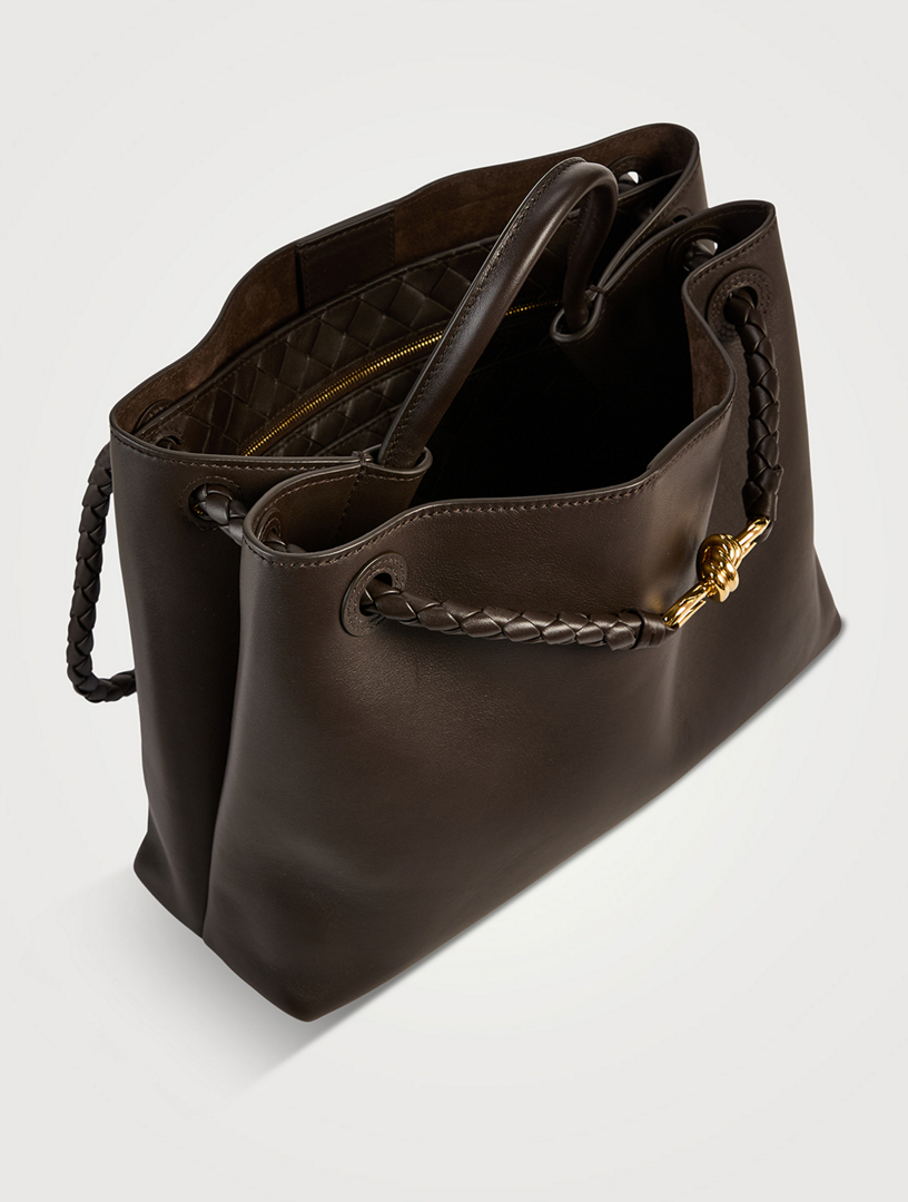 BOTTEGA VENETA Medium Andiamo Leather Bag | Holt Renfrew