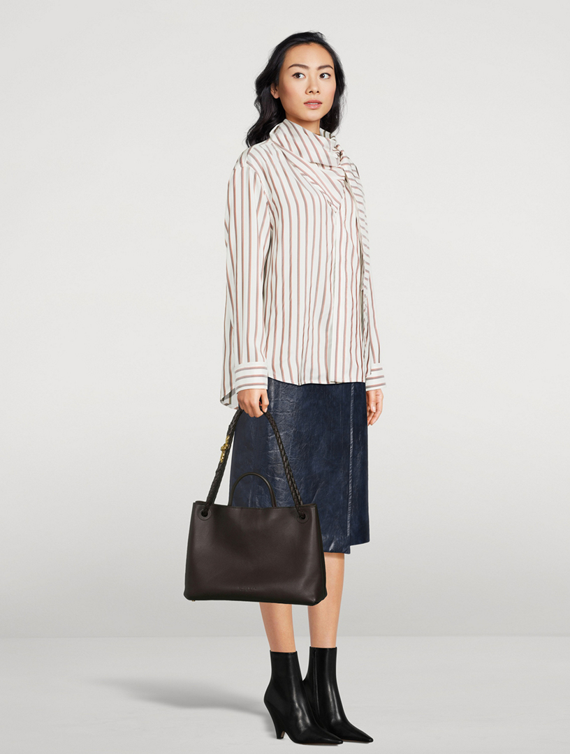 BOTTEGA VENETA Medium Andiamo Leather Bag | Holt Renfrew