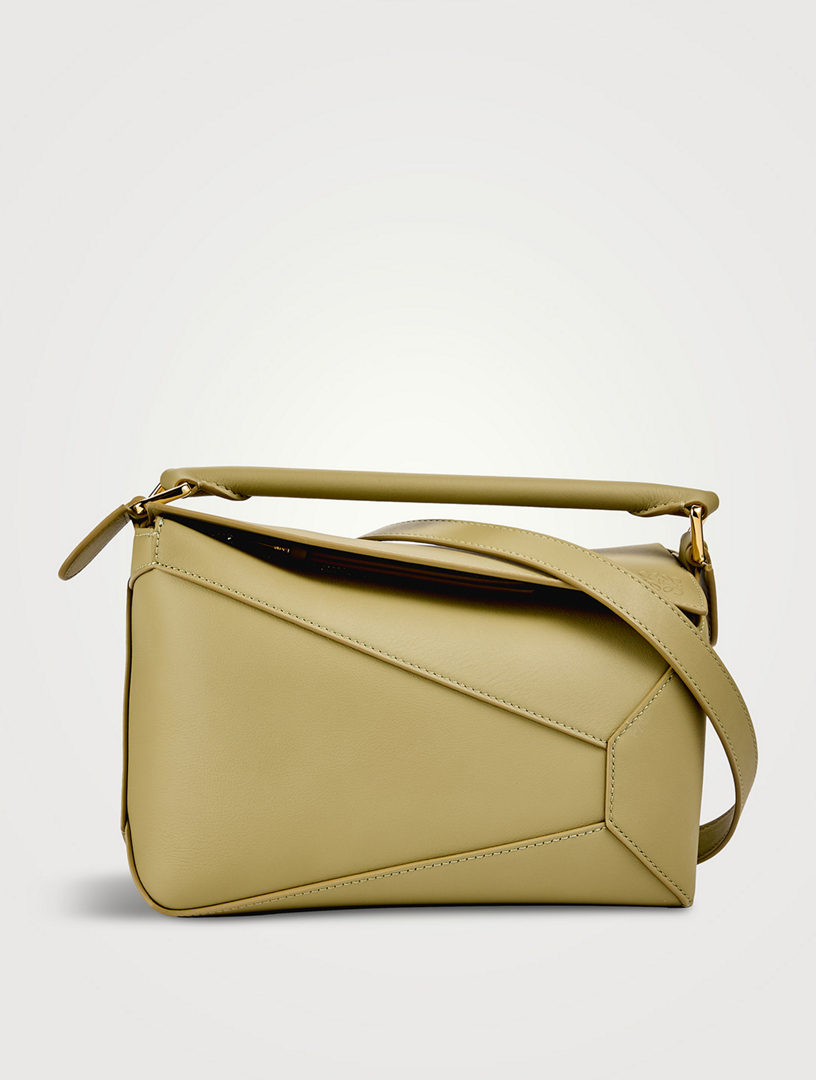 Sac Puzzle Edge en cuir, petit