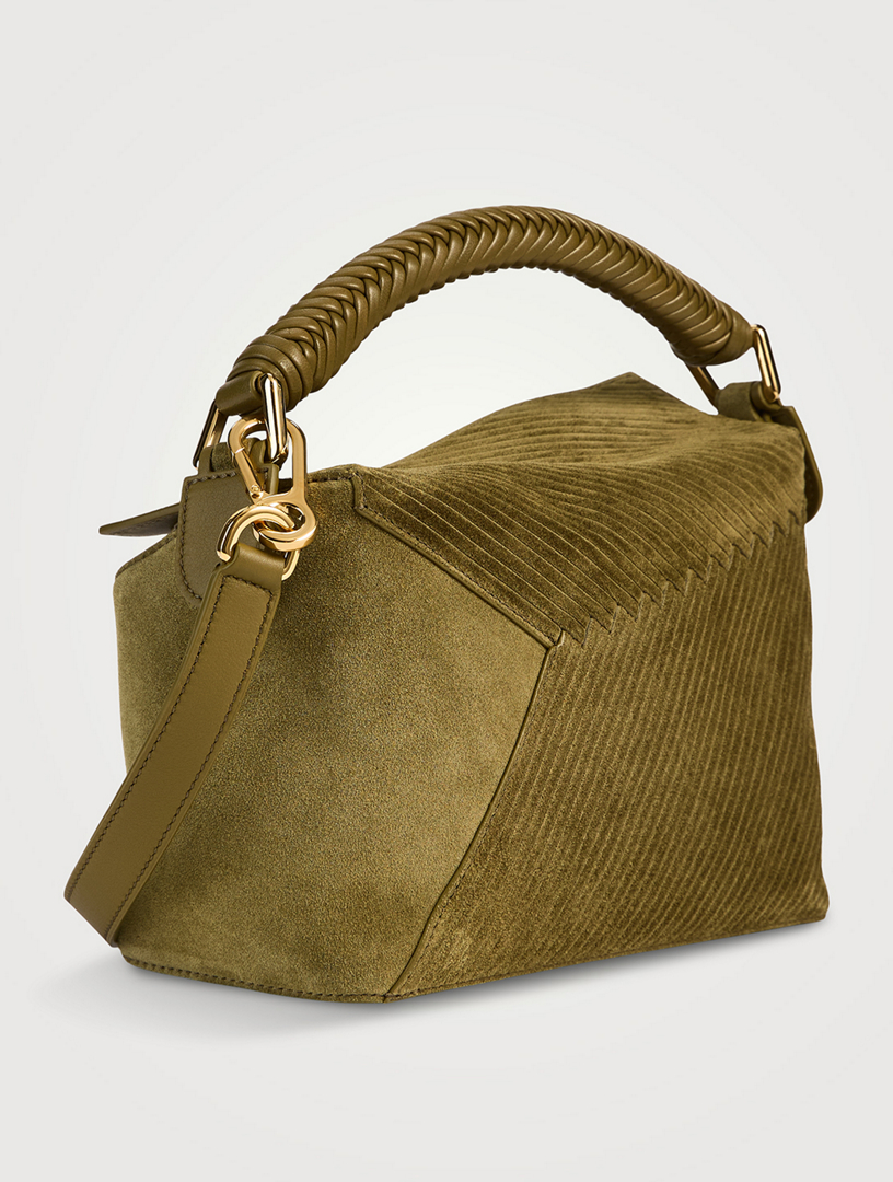 LOEWE Small Puzzle Edge Woven Suede Bag | Holt Renfrew LOEWE Small Puzzle Edge Woven Suede Bag | Holt Renfrew