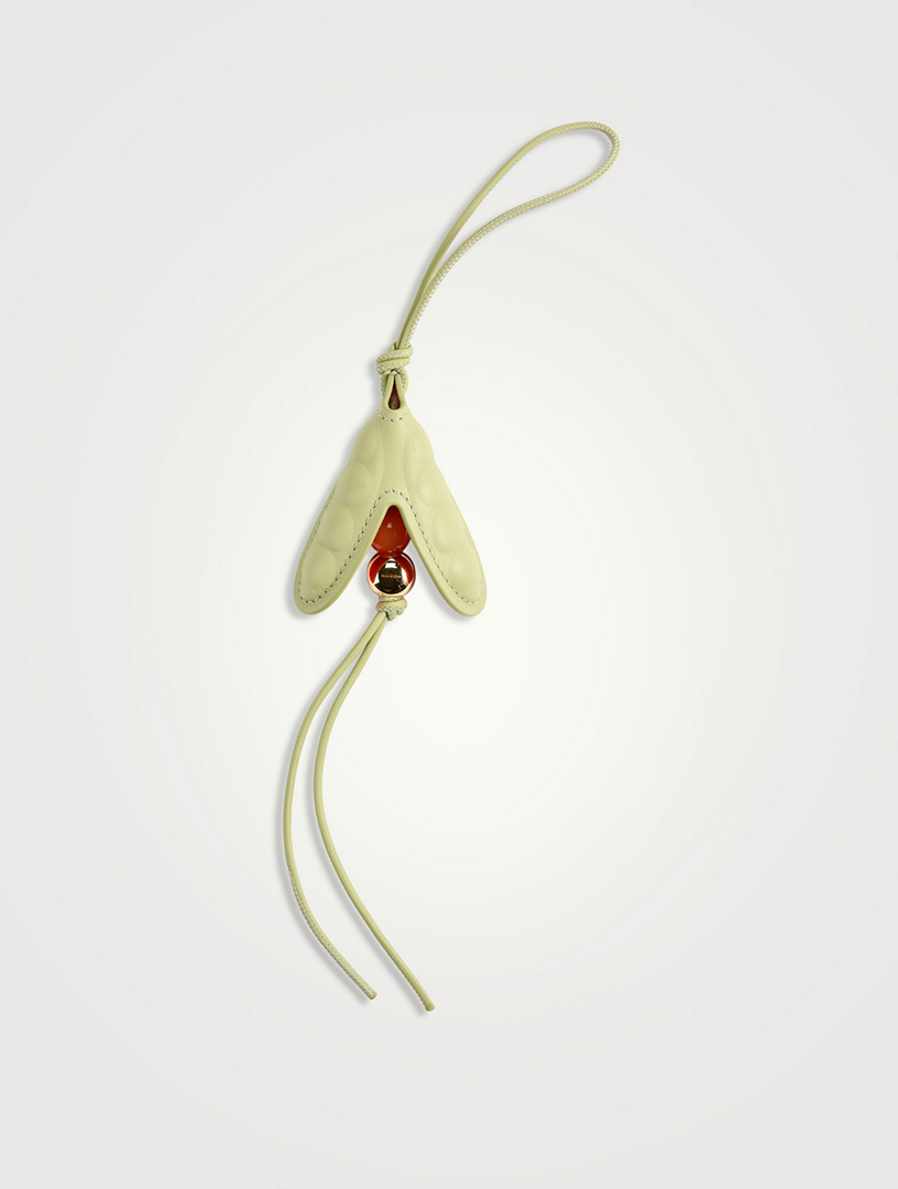 LOEWE Pea Pod Leather Bag Charm | Holt Renfrew