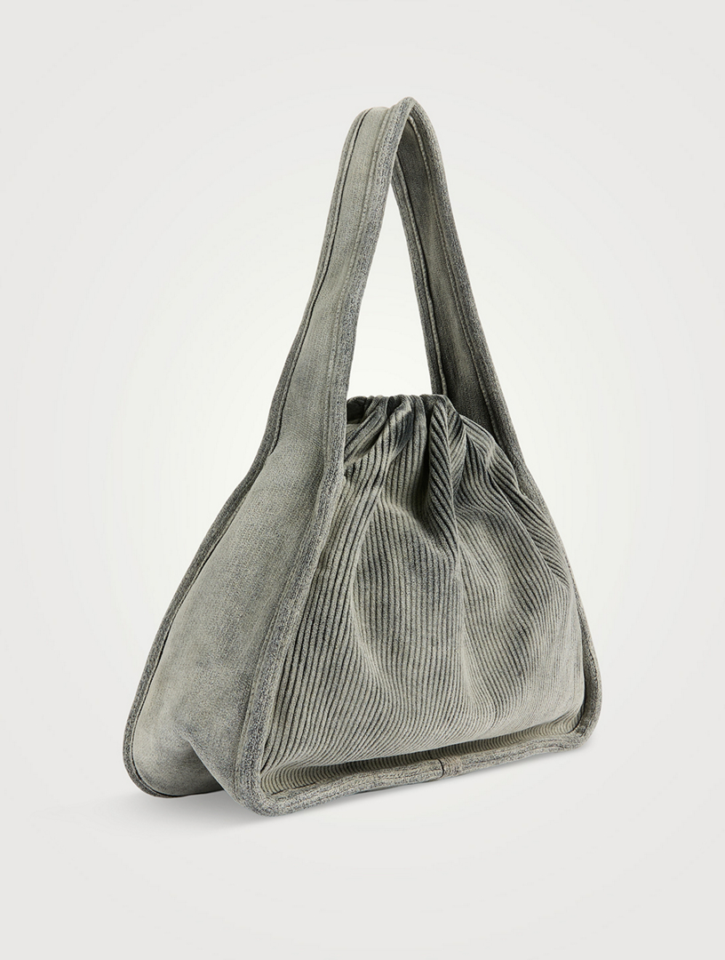 ALEXANDER WANG Large Ryan Rib-Knit Shoulder Bag | Holt Renfrew