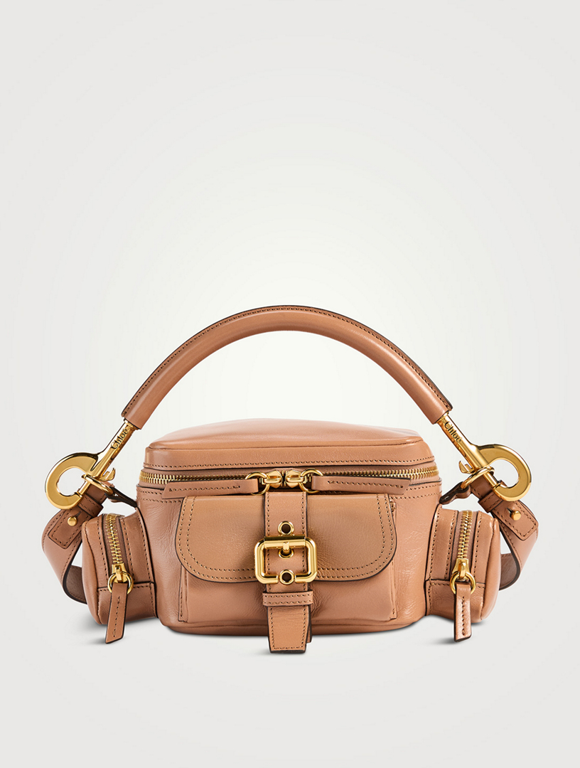 Small Camera Leather Shoulder Bag