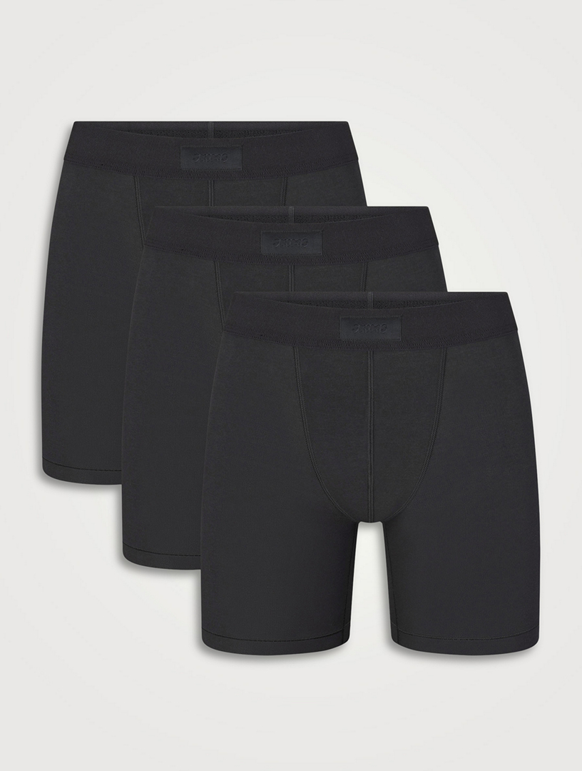 Trio de caleçons boxeurs 13 cm SKIMS en coton