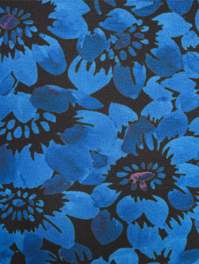 Jersey Turtleneck Floral Print