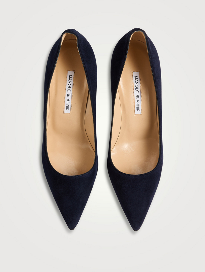 MANOLO BLAHNIK BB 90 Suede Pumps Holt Renfrew