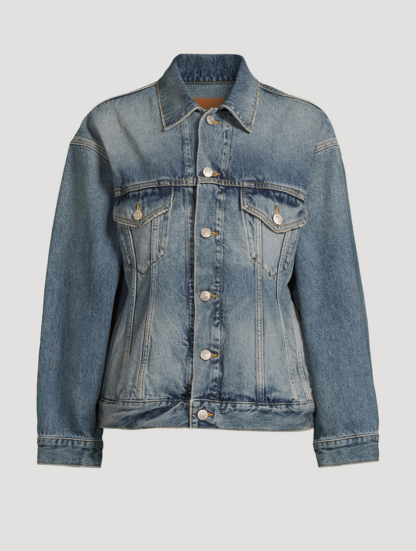 BALENCIAGA Hourglass Denim Jacket | Holt Renfrew