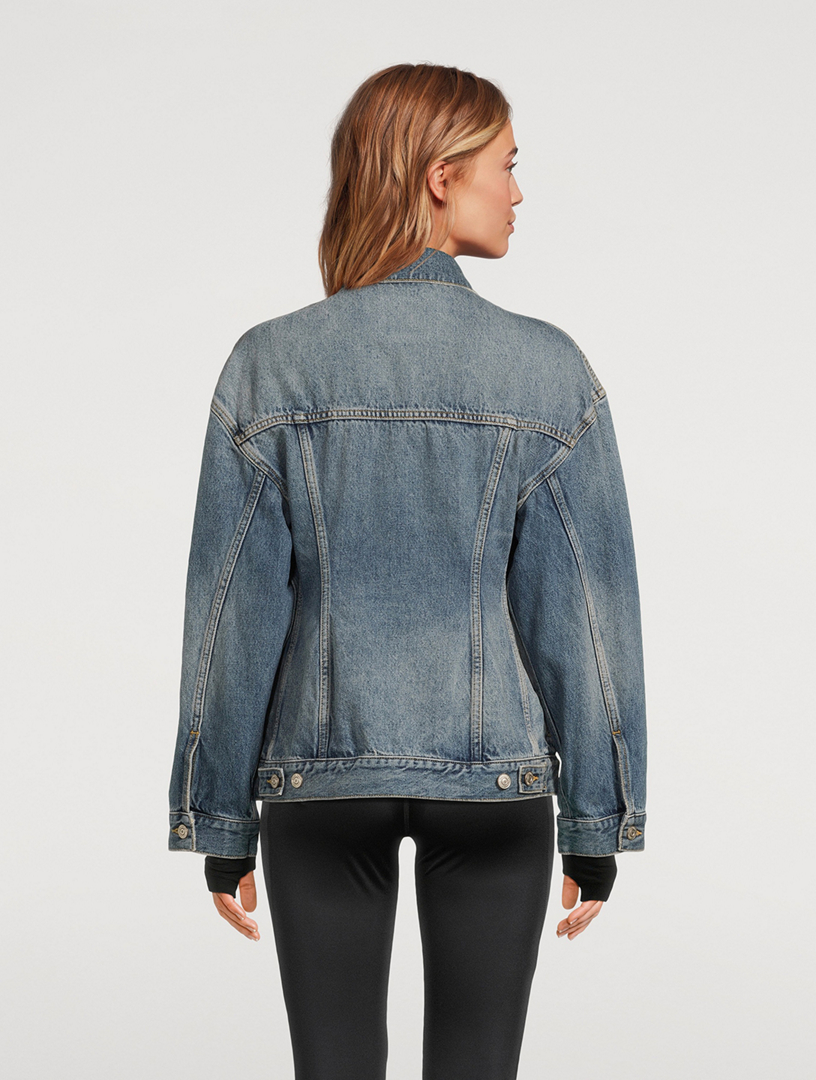 BALENCIAGA Hourglass Denim Jacket | Holt Renfrew