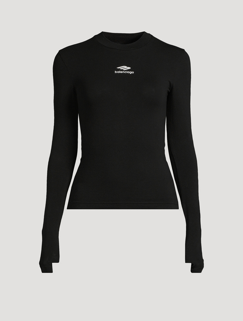 Balenciaga long sleeve tee sales