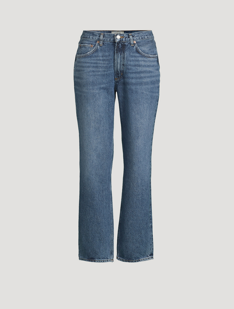 AGOLDE Valen Mid-Rise Vintage Straight Jeans | Holt Renfrew