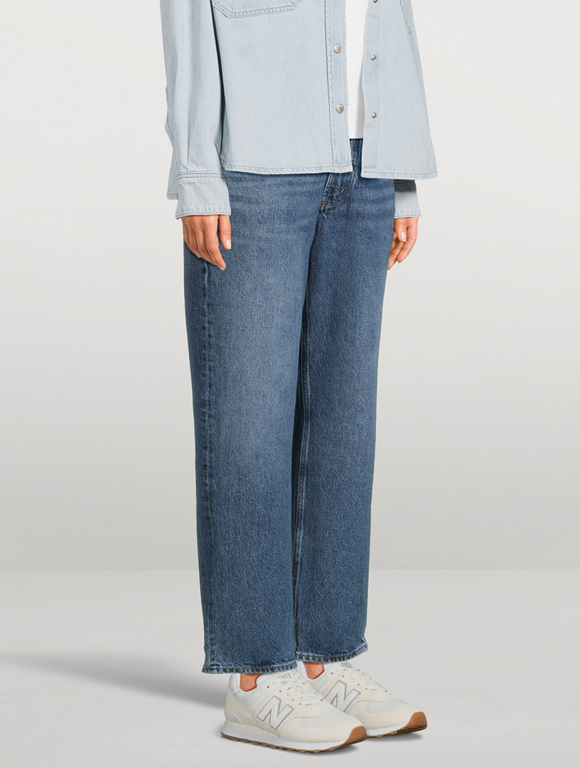 【Agolde】 Valen mid-riseストレートジーンズ AGOLDE Valen mid-rise straight-leg jeans | NET-A-PORTER