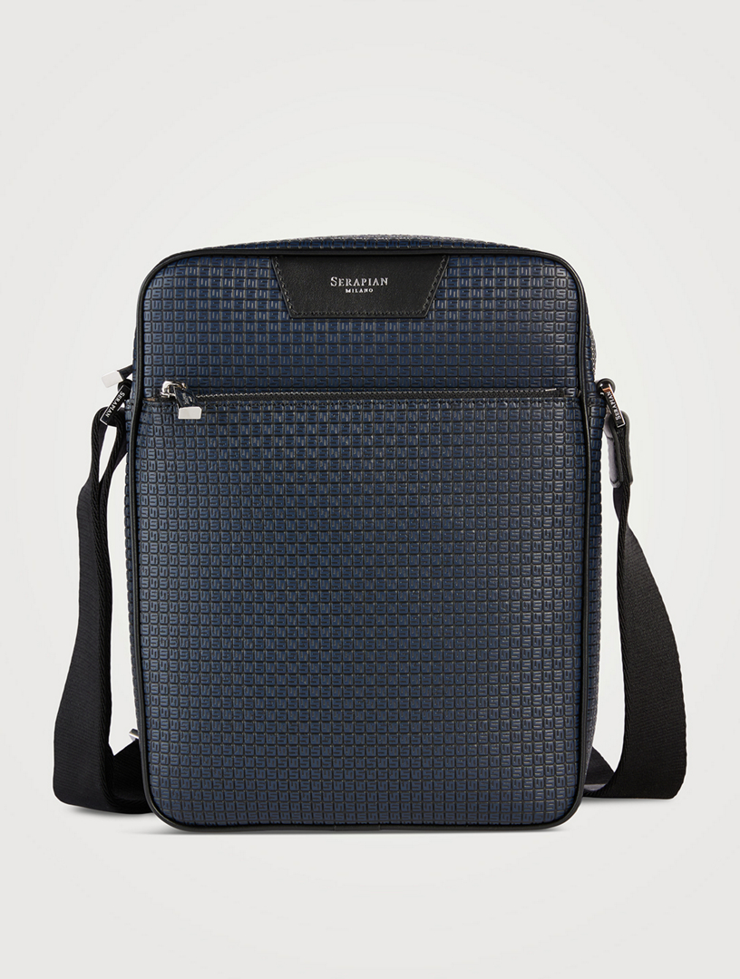 North South Stepan Leather Crossbody Bag