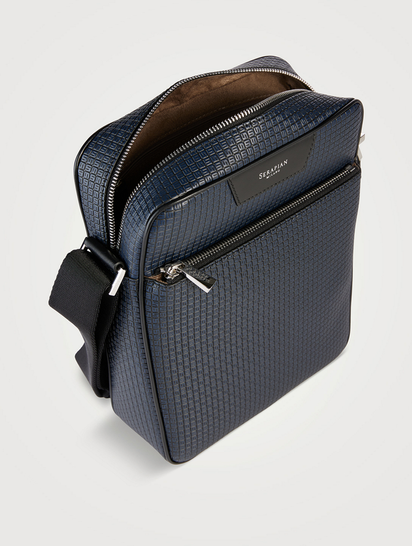 North South Stepan Leather Crossbody Bag