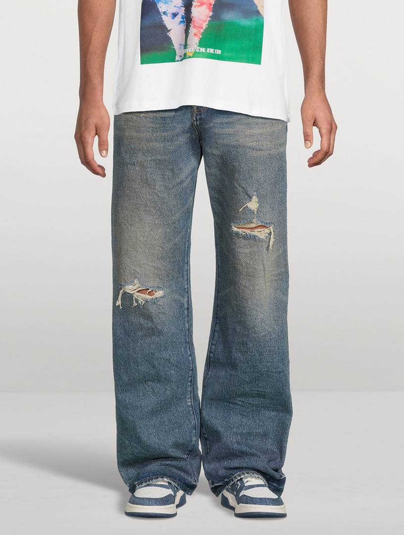 PURPLE BRAND/Baggy Melt ジーンズ PURPLE BRAND P018 9 To 5 Baggy Jeans | Holt Renfrew