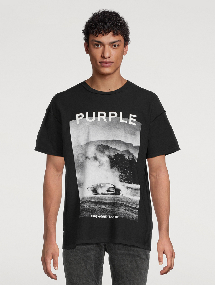 Tシャツ・カットソー PURPLE BRAND Textured Inside Out cotton t-shirt PURPLE BRAND Textured Inside Out T-Shirt | Holt Renfrew