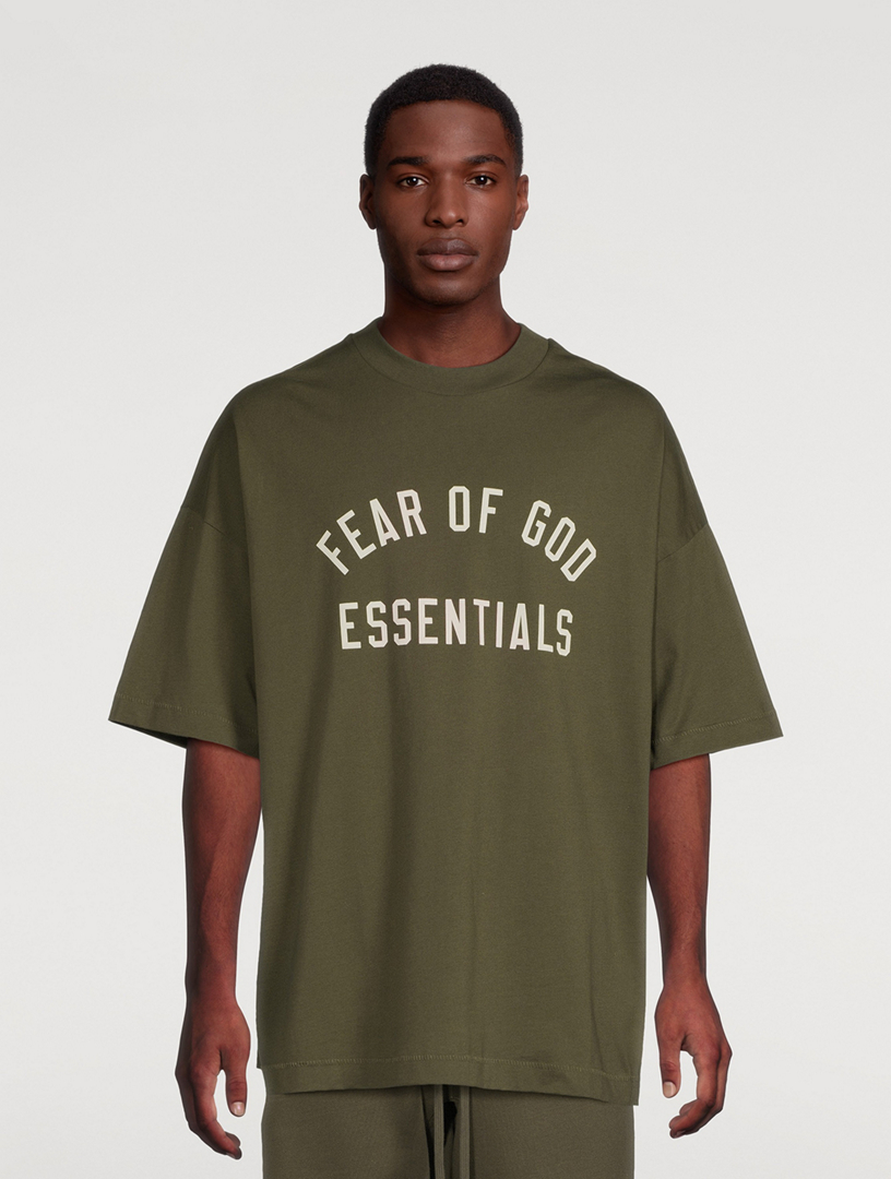 FEAR OF GOD ESSENTIALS Jersey Crewneck T-Shirt | Holt Renfrew