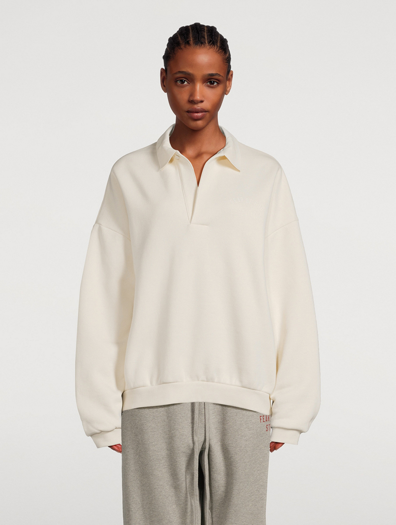 トップス FEAR OF GOD ESSENTIALS FLEECE POLO FEAR OF GOD ESSENTIALS Fleece Polo Shirt | Holt Renfrew
