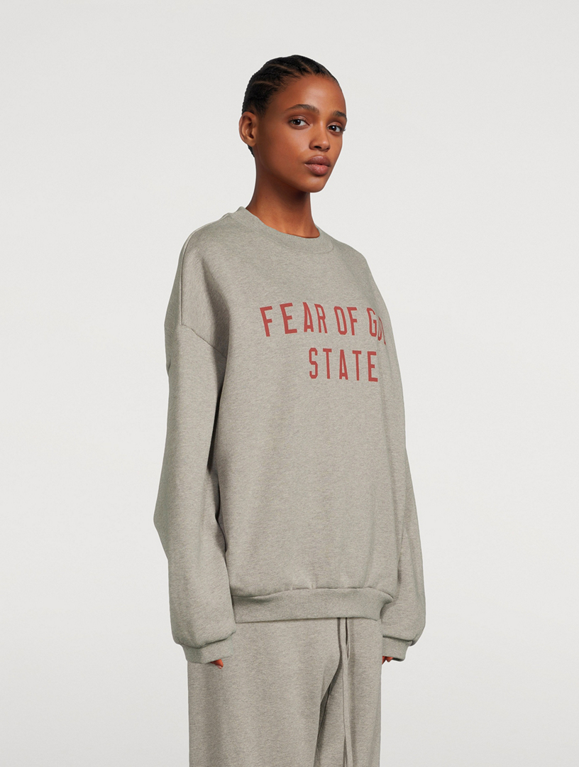 Fear of god heavy terry crewneck sweatshirt best sale