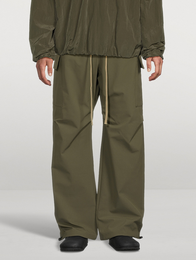 FEAR OF GOD ESSENTIALS Bonded Nylon Wide-Leg Field Pants