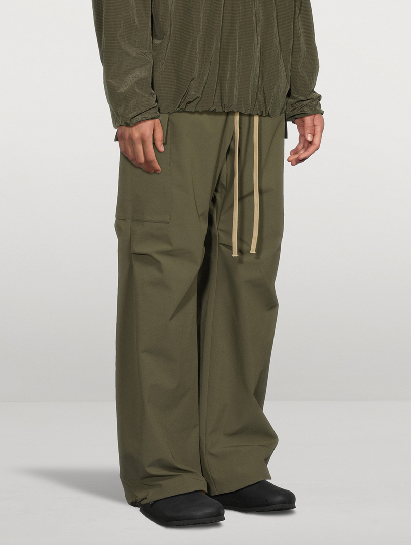 FEAR OF GOD ESSENTIALS Bonded Nylon Wide-Leg Field Pants