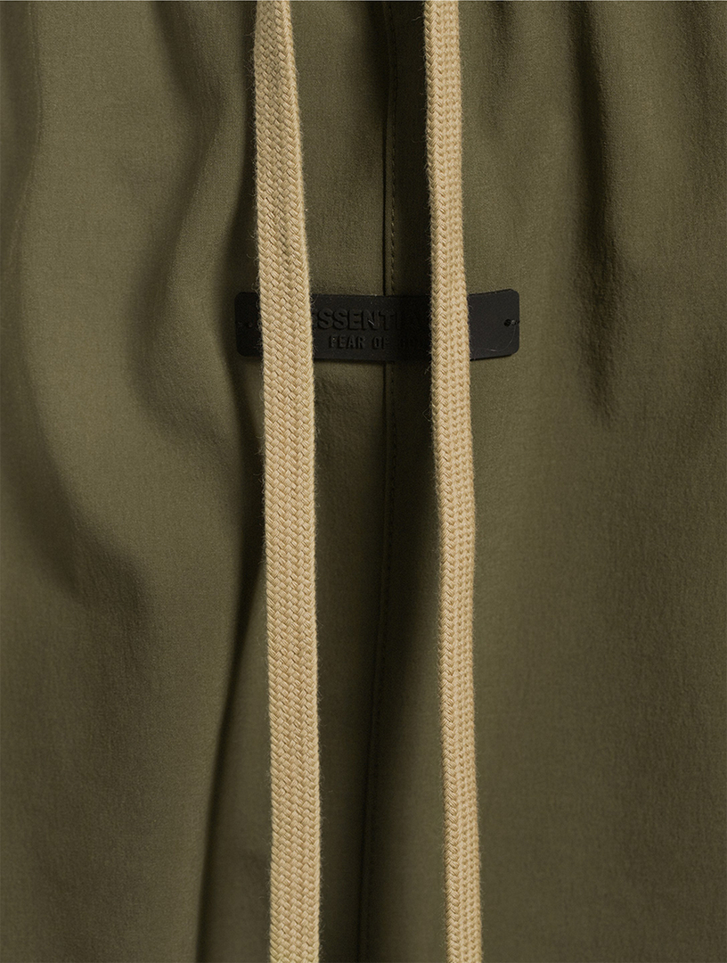 FEAR OF GOD ESSENTIALS Bonded Nylon Wide-Leg Field Pants | Holt