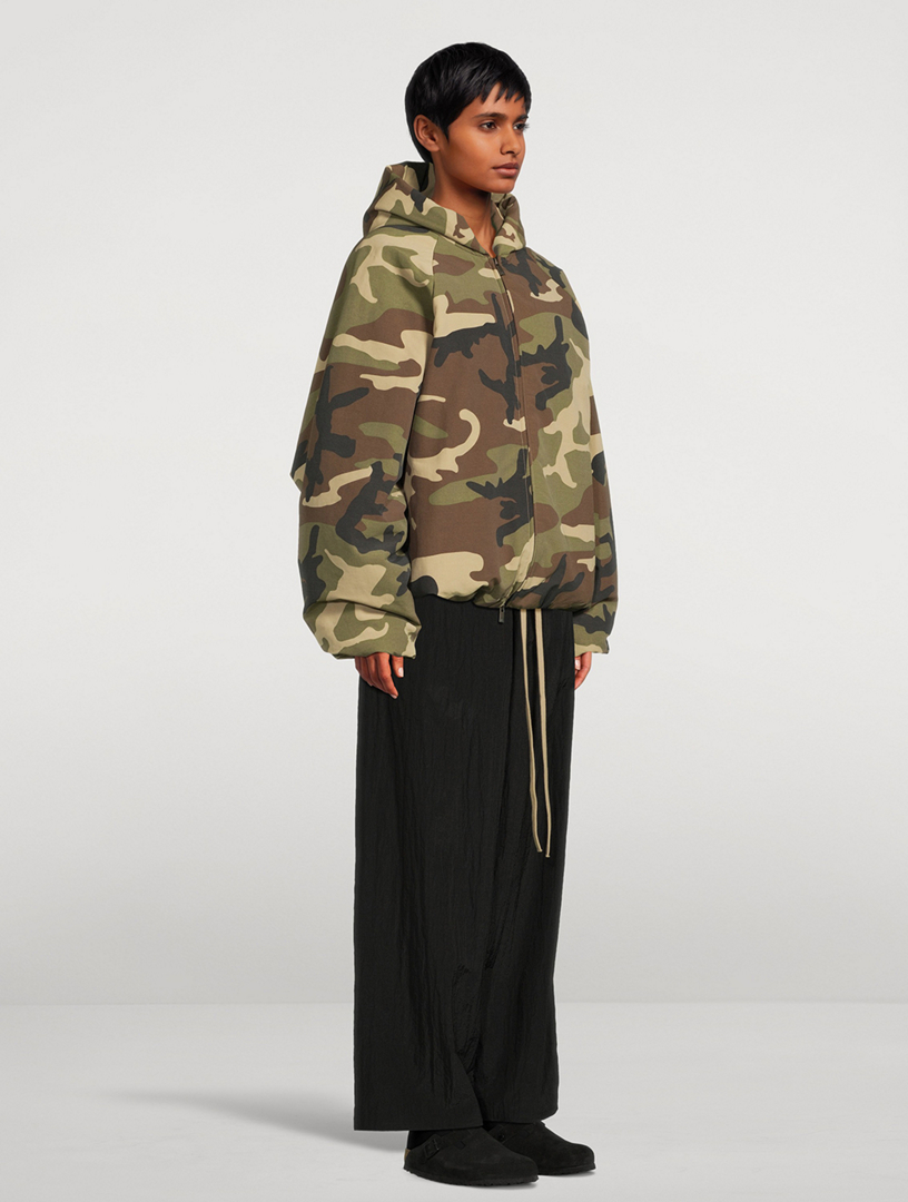FEAR OF GOD ESSENTIALS Military Nylon Zip Jacket | Holt Renfrew
