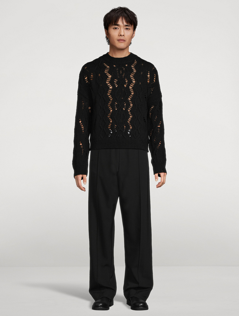 Cable Sonar Wool Sweater