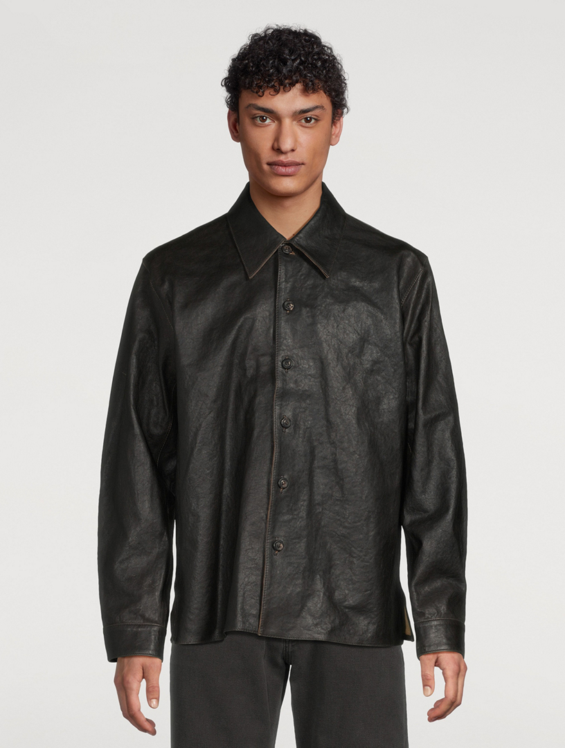 Welding Leather Shirt