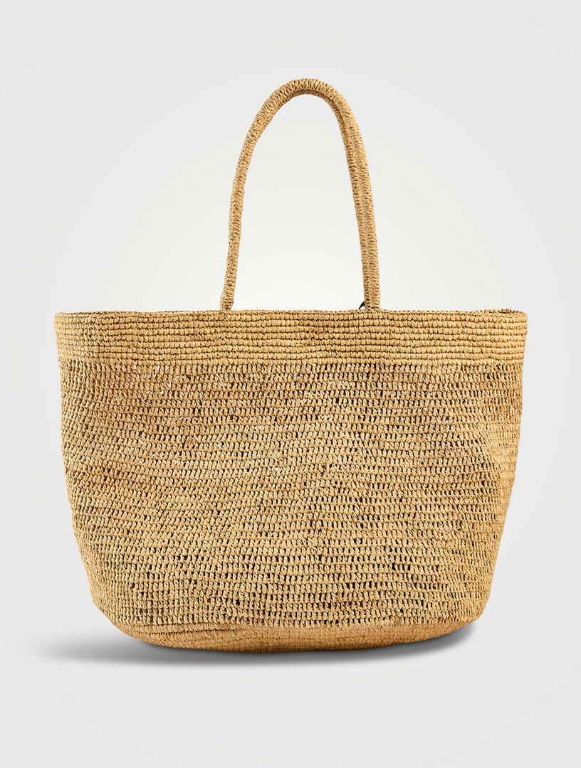 THE ROW Oregon Raffia Tote Bag | Holt Renfrew