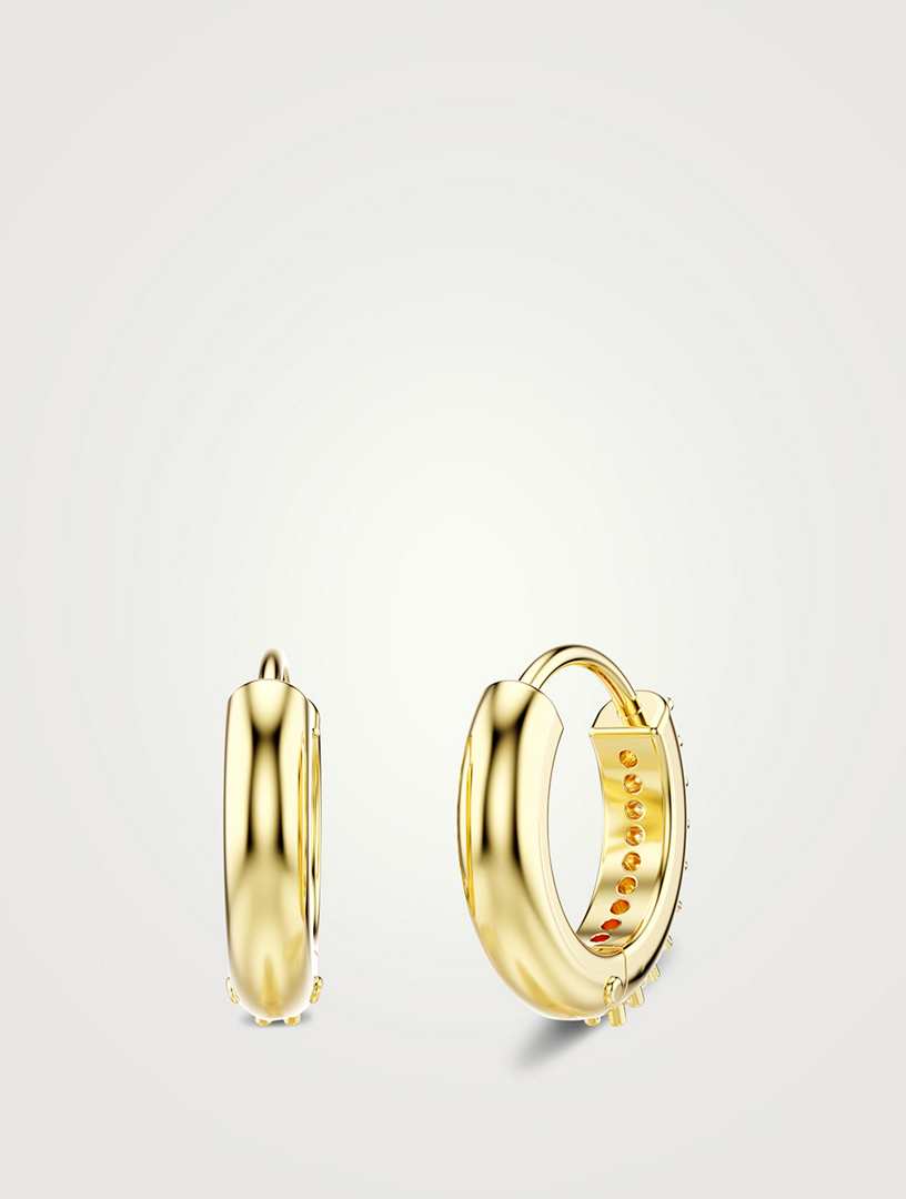 Matrix Crystal Hoop Earrings