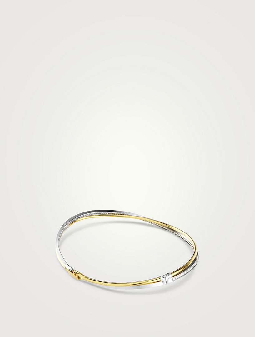 Hyperbola Crystal Double Choker Necklace
