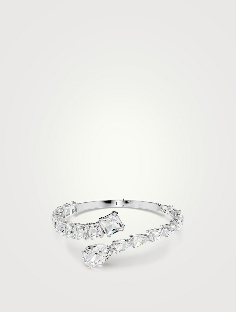 Matrix Mixed Cut Crystal Cuff Bracelet