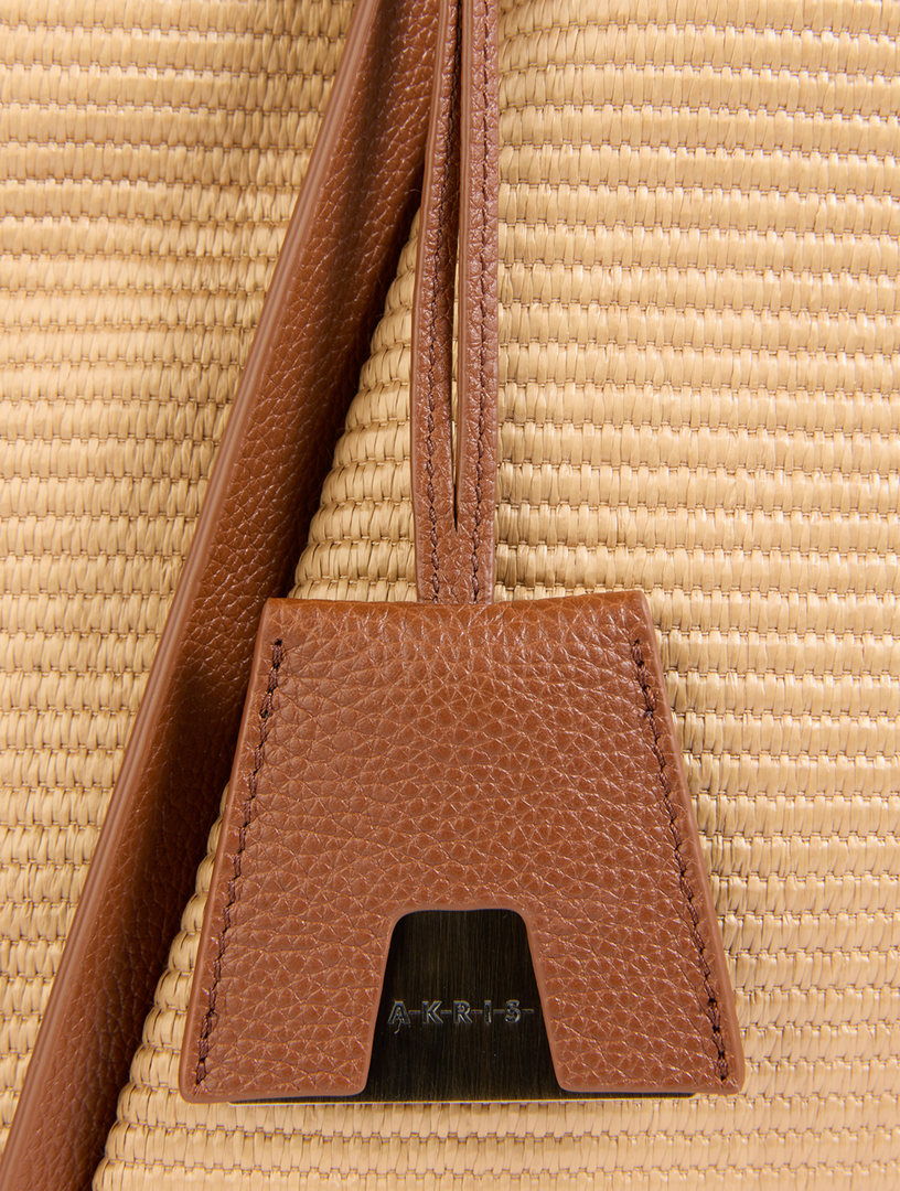 Large Alex Raffia Tote Bag