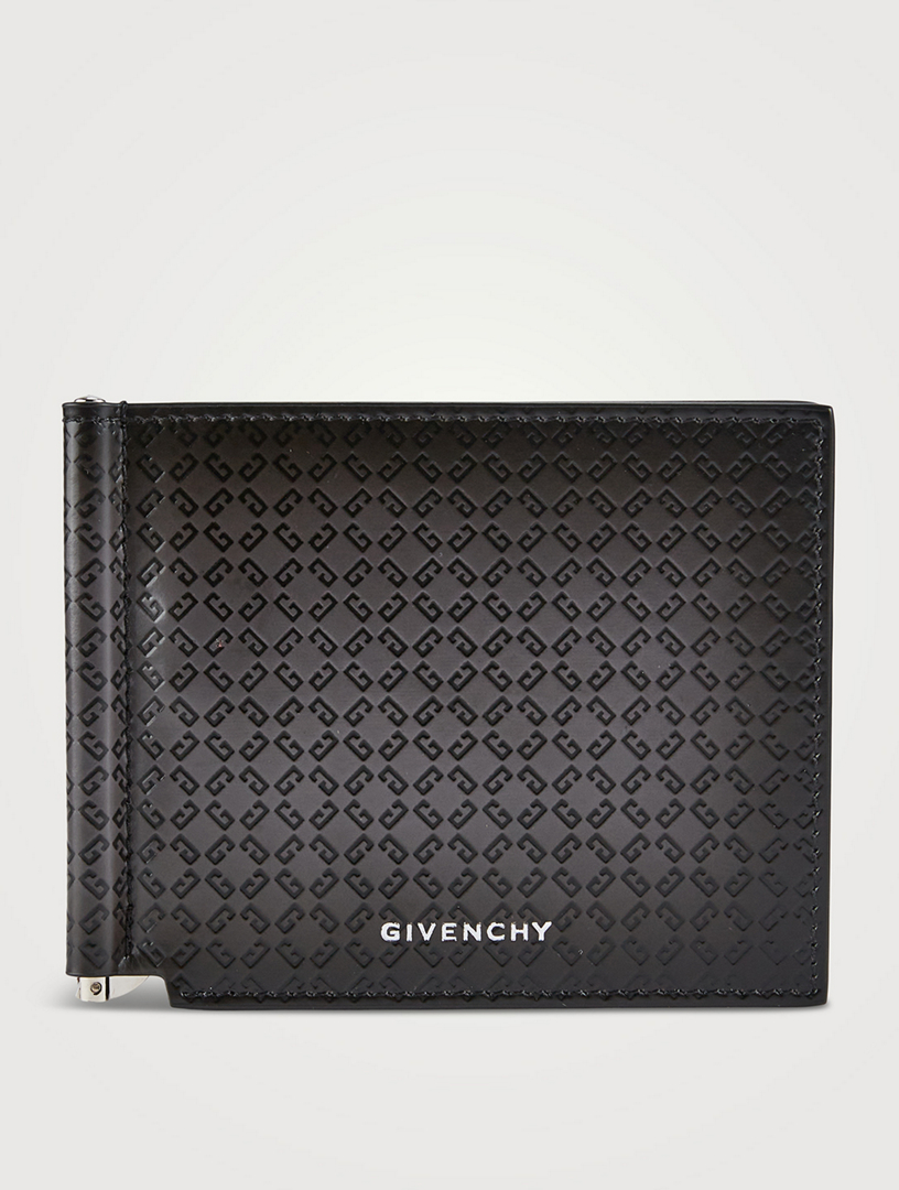 マネークリップ Givenchy BK60ELK00L BILL CLIP Wallet Auth [Latest] beautiful Givenchy 4G logo metallic money clip