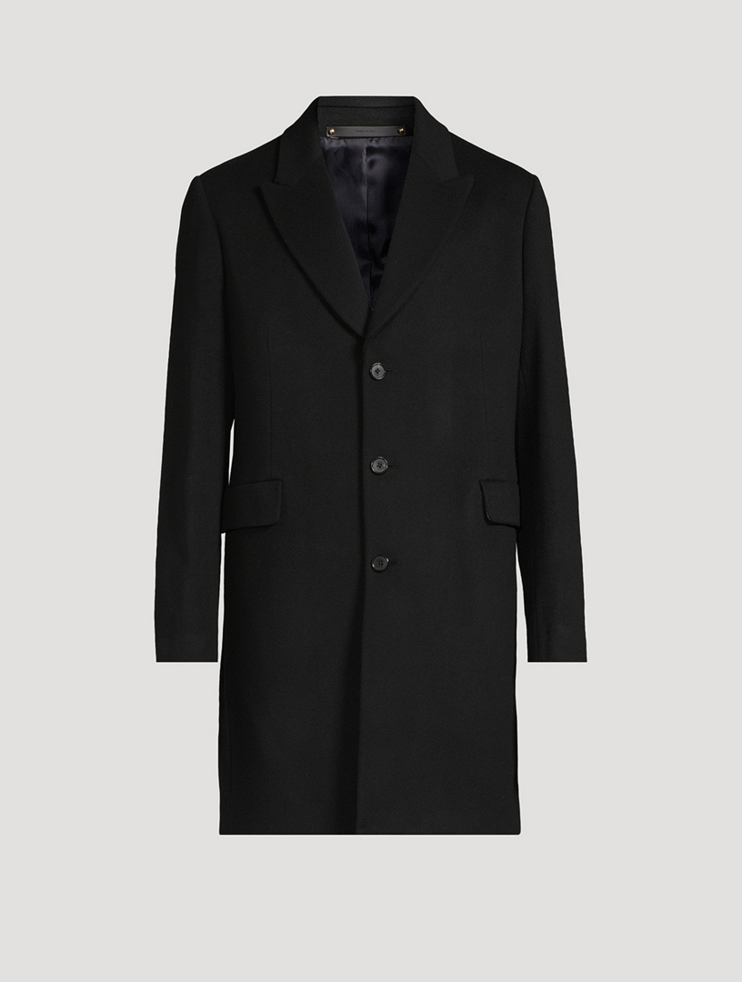 Manteau en laine et en cachemire