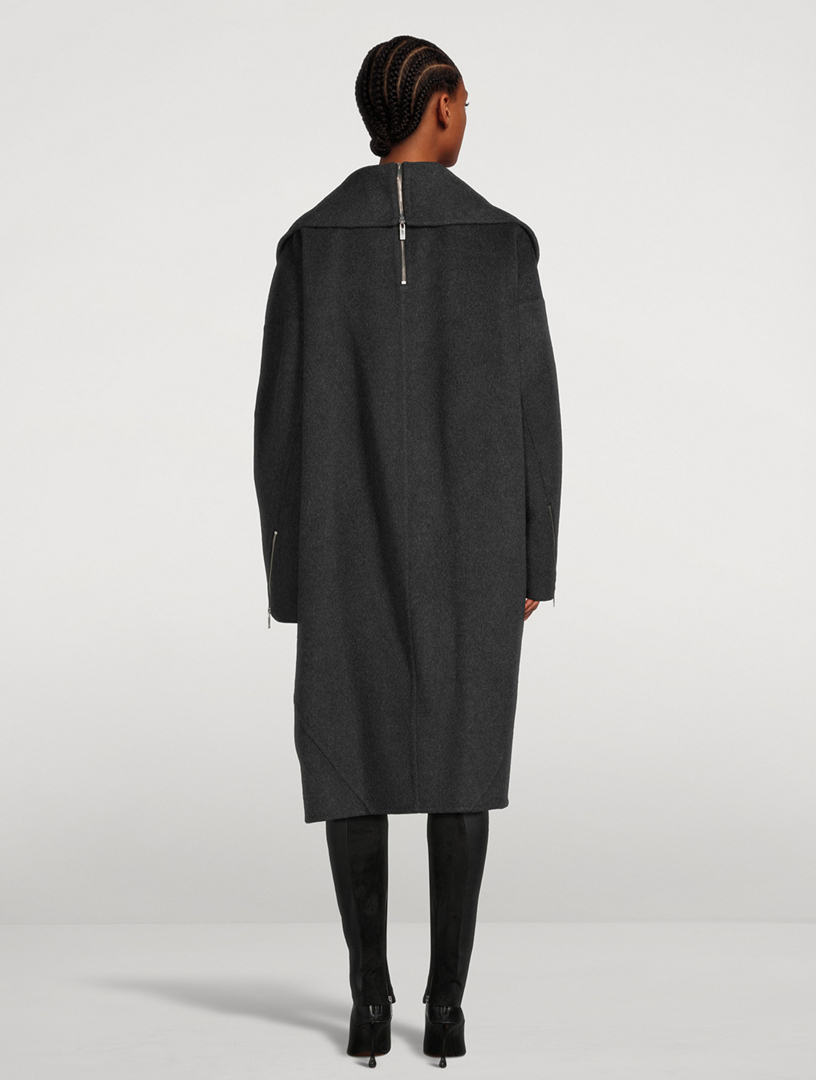 Apex Double Face Wool Cocoon Coat