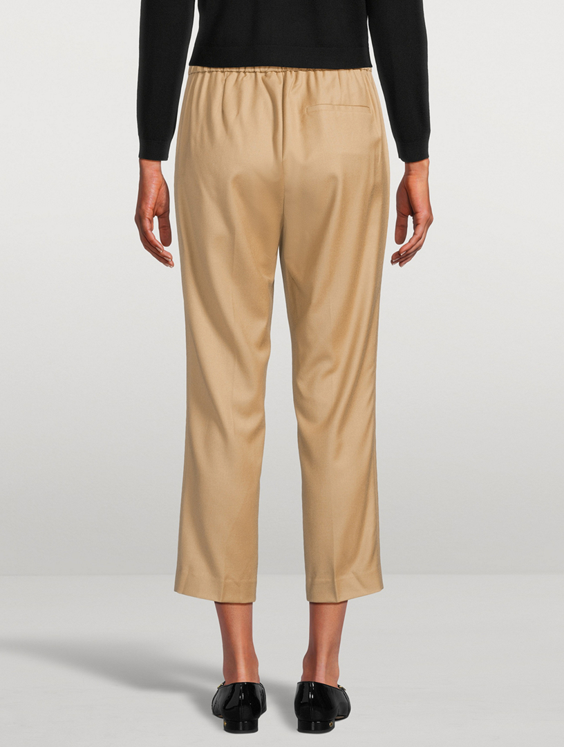 THEORY Treeca Sleek Flannel Pants Holt Renfrew