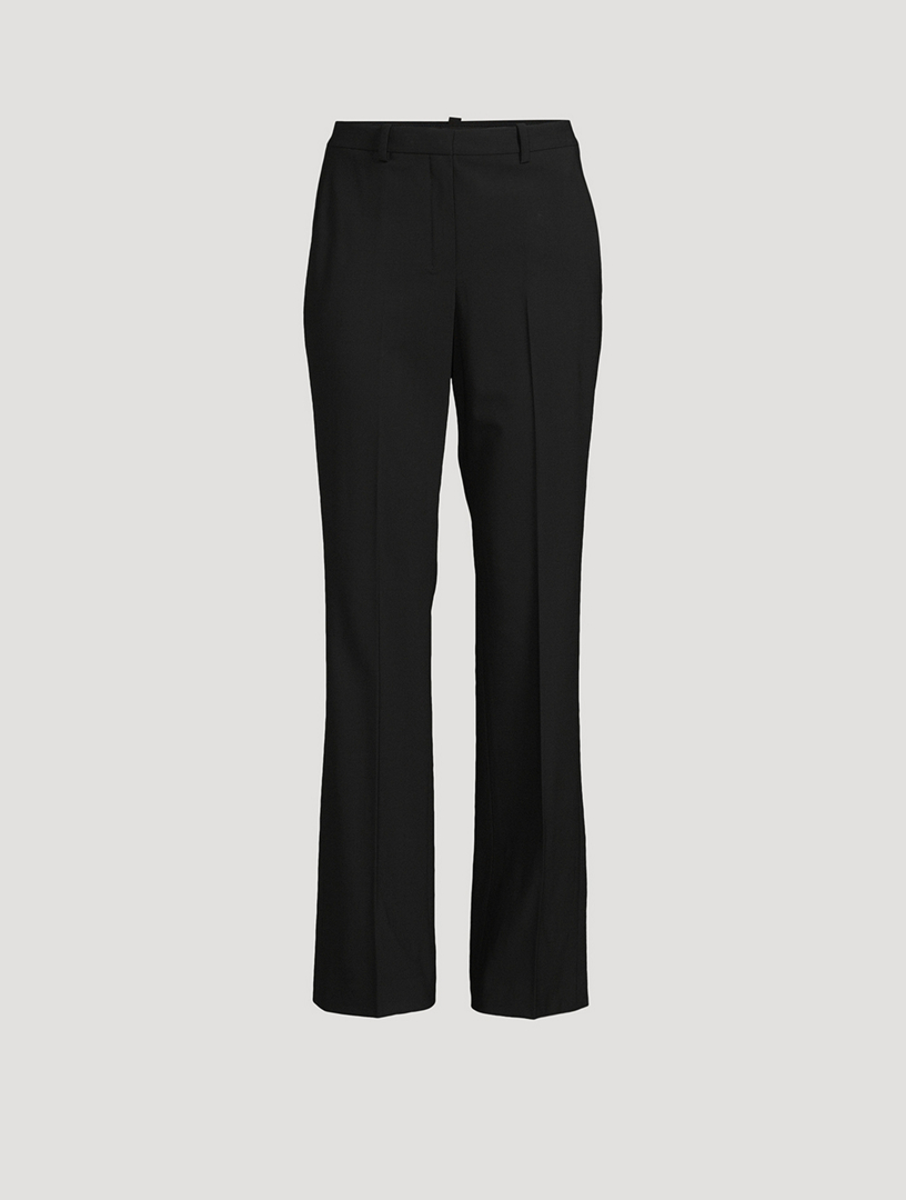 Good Wool Slim Flare Trousers