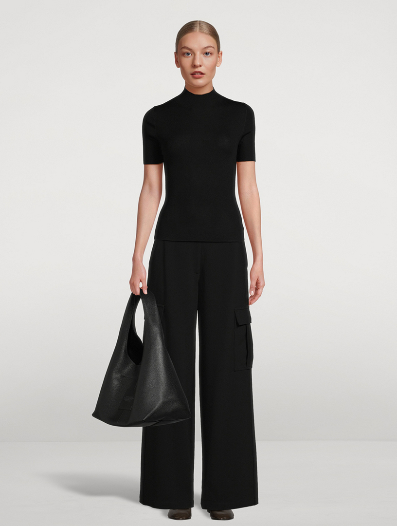 Leenda Regal Wool Mockneck Sweater
